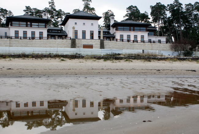 "Parex bankas" akcionāra Valērija Kargina "Villa Adlera" Jūrmalā, Bulduros, 2008. gadā. Foto: Evija Trifanova, LETA