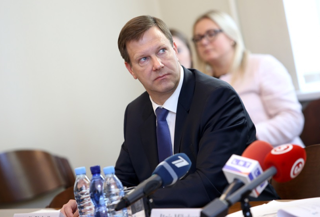 AS "Sadales tīkls" izpilddirektors, valdes priekšsēdētājs Andis Pinkulis. Foto: Evija Trifanova, LETA