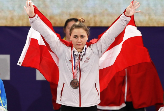 Rebeka Koha. Foto: EPA/LETA