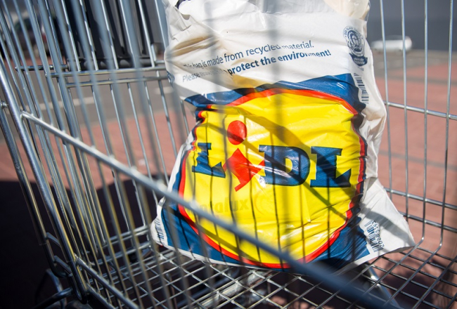 "Lidl" veikala logo. Foto: BNS/LETA