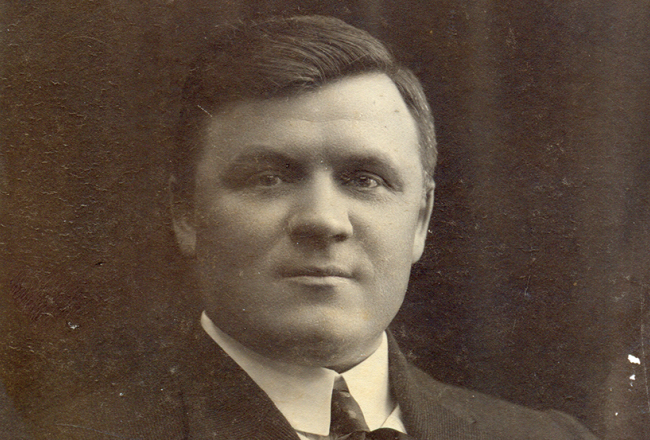 Kārlis Ulmanis pēc atgriešanās Latvijā. 1913.—1914. gads.
Foto no Latvijas Kara muzeja krājuma