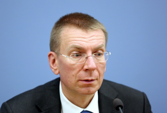 Latvijas ārlietu ministrs Edgars Rinkēvičs. Foto: Edijs Pālens, LETA