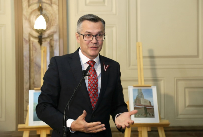 Saeimas Aizsardzības, iekšlietu un korupcijas novēršanas komisijas priekšsēdētājs Ainars Latkovskis. Foto: Evija Trifanova, LETA