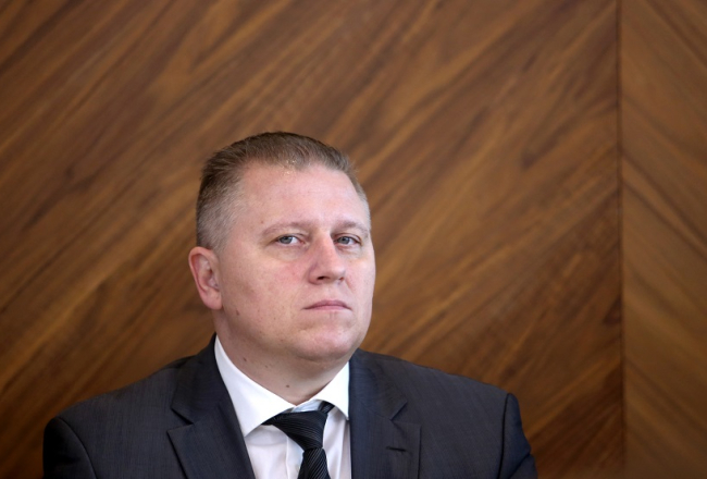 Bijušais SIA "LDz Loģistika" valdes priekšsēdētājs Verners Lūsis. Foto: Evija Trifanova, LETA