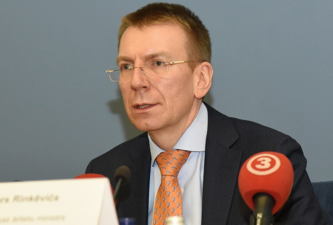 Ārlietu ministrs Edgars Rinkēvičs. Foto: Zane Bitere, LETA