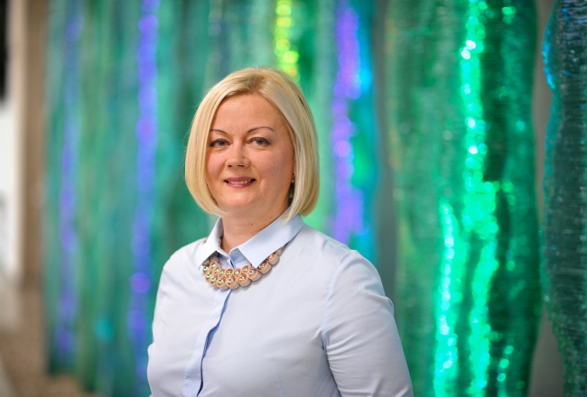 Pedagoģijas, psiholoģijas un mākslas fakultātes profesore Zanda Rubene. Foto: Kristaps Kalns