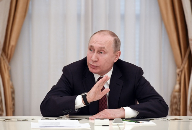 Krievijas prezidents Vladimirs Putins. Foto: AFP/LETA