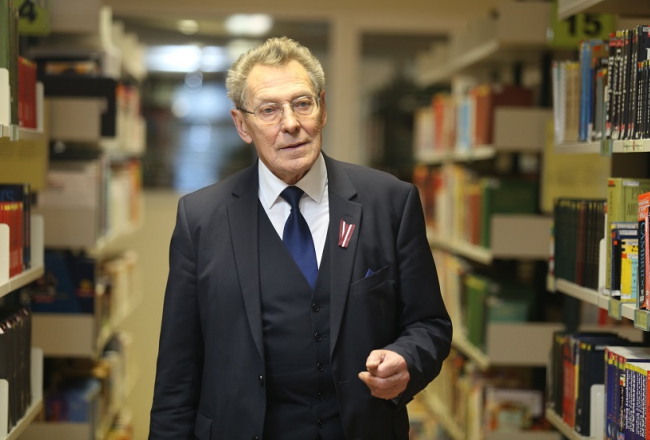 Raksta autors Jānis Načiščionis. Foto: Mārtiņš Garais