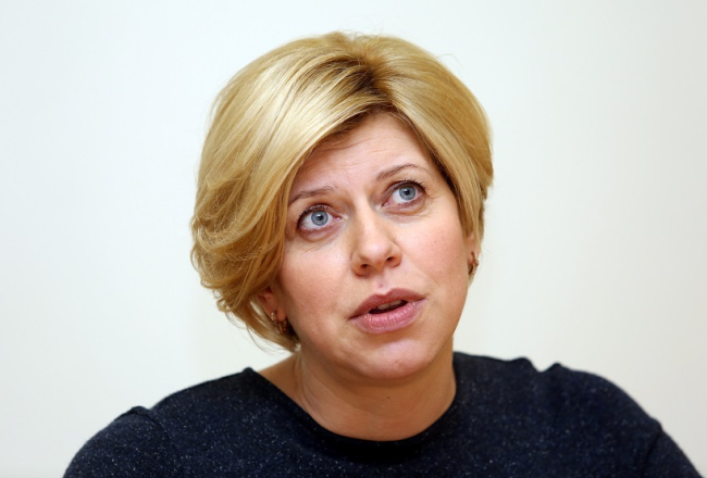 Veselības ministre Anda Čakša. Foto: Edijs Pālens, LETA