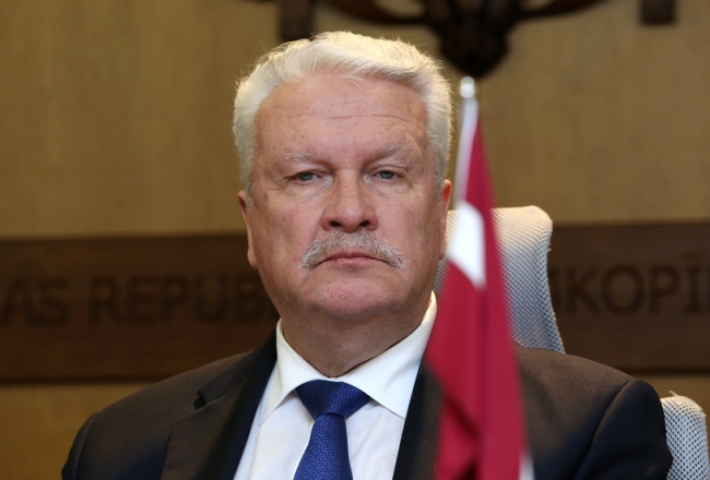 Latvijas zemkopības ministrs Jānis Dūklavs (ZZS). Foto: Evija Trifanova, LETA