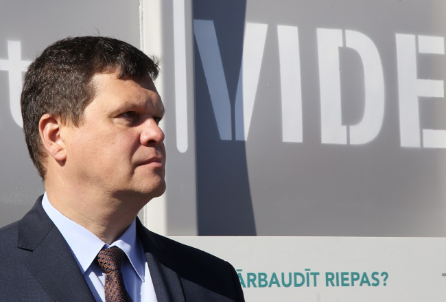 Vides aizsardzības un reģionālās attīstības ministrs Kaspars Gerhards. Foto: Evija Trifanova, LETA