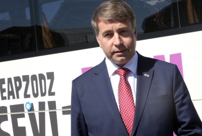 Satiksmes ministrs Uldis Augulis (ZZS). Foto: Sintija Zandersone, LETA