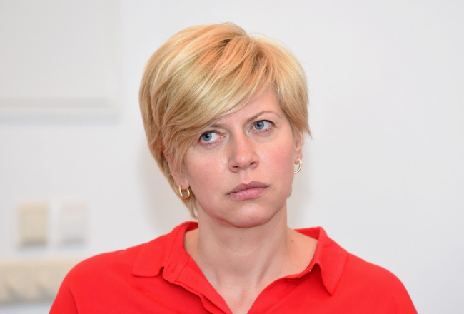 Veselības ministre Anda Čakša. Foto: Zane Bitere, LETA