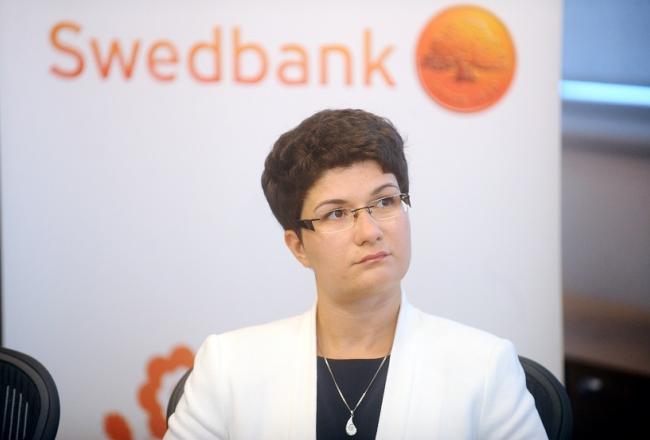 "Swedbank Latvija" galvenā ekonomiste Lija Strašuna. Foto: Ieva Lūka, LETA