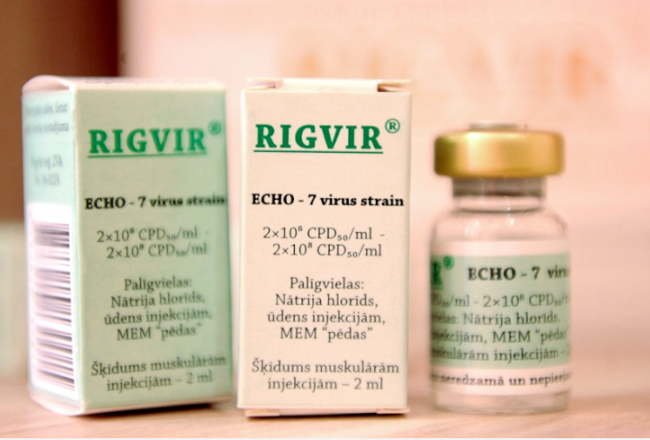 Medikaments "Rigvir", Foto: Lita Krone, LETA