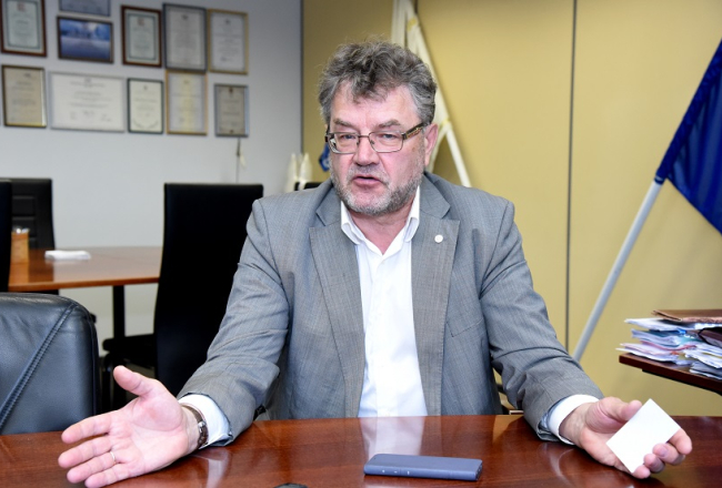 Autopārvadātāju asociācijas "Latvijas auto" prezidents Valdis Trēziņš. Foto: Zane Bitere, LETA