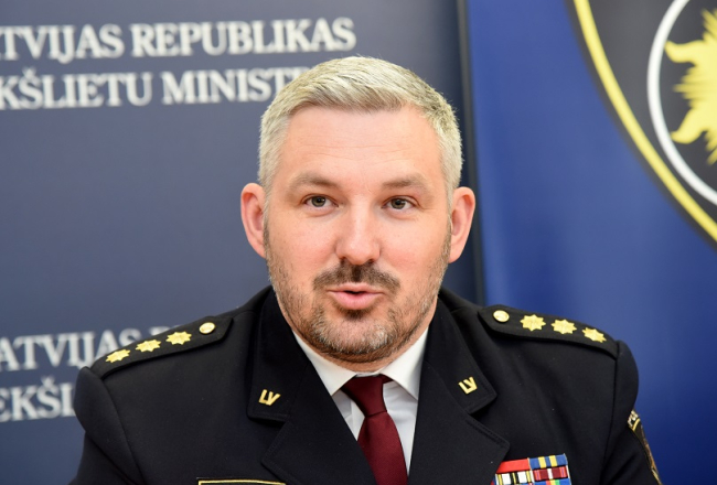 Valsts policijas Galvenās kārtības policijas pārvaldes priekšnieks Artis Velšs. Foto: Zane Bitere, LETA