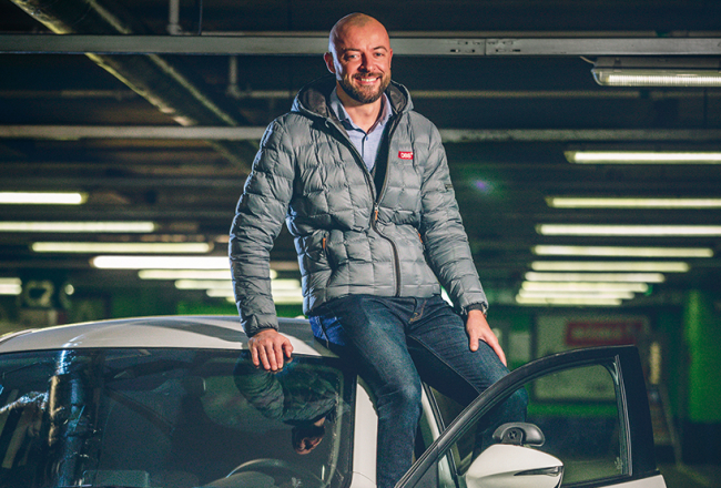 Jānis Vanks, DBS valdes priekšsēdētājs pievienojās komandai 2016. gadā. Ikdienā Jānis ir arī drošas braukšanas instruktors.
Foto — Lauris Vīksne