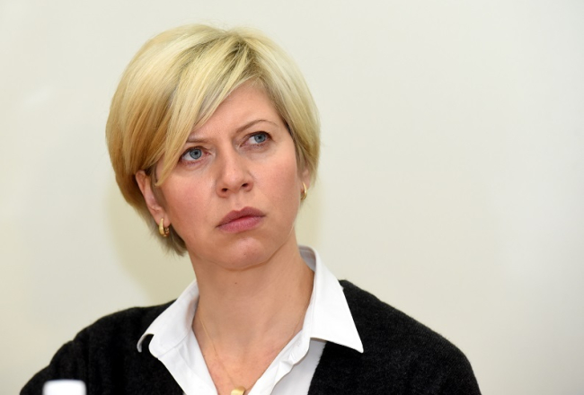 Veselības ministre Anda Čakša. Foto: Zane Bitere, LETA
