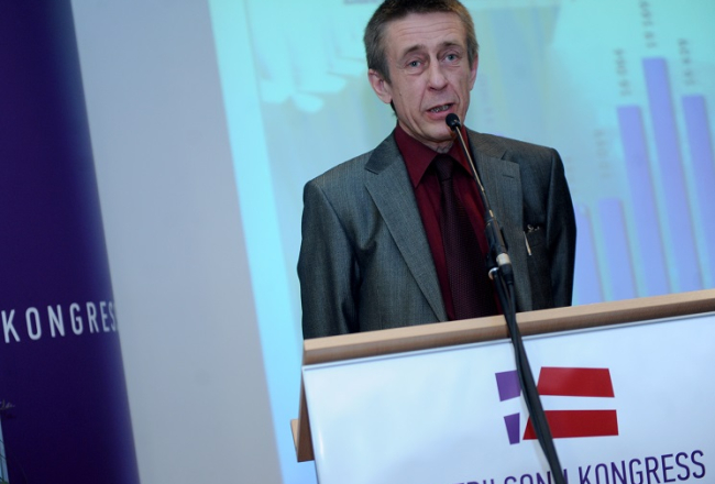 Prokremliskais aktīvists Jurijs Aleksejevs. Foto: Ieva Lūka, LETA