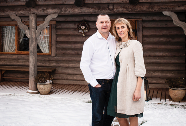 Oskars Oficiers un Aija Pušīlova.
Foto — Ieva Salmane