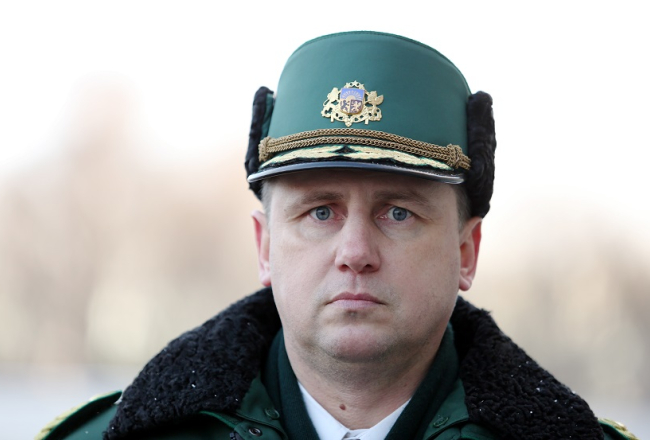 Valsts robežsardzes priekšnieks ģenerālis Guntis Pujāts. Foto: Edijs Pālens, LETA