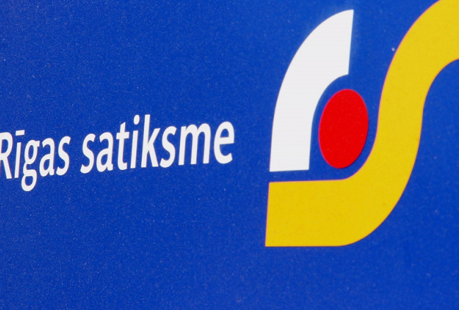 SIA "Rīgas Satiksme" logo. Foto: Sintija Zandersone, LETA