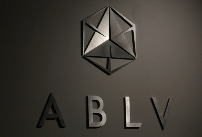 "ABLV Bank" logo. Foto: Evija Trifanova, LETA