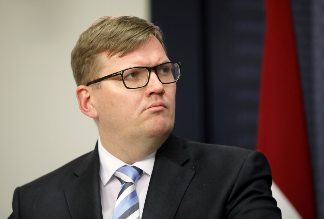 Vides aizsardzības un reģionālās attīstības ministrs Juris Pūce. Foto: Evija Trifanova, LETA