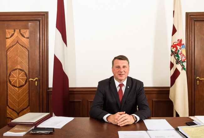 Valsts prezidents Raimonds Vējonis. Foto: Gints Ivuškāns