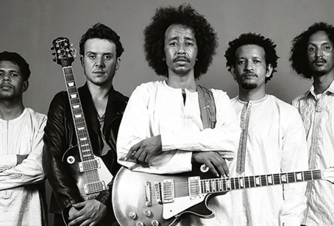 Tuaregu mūziķi Tamikrest.
Publicitātes foto