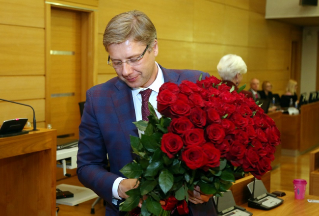 Bijušais Rīgas domes priekšsēdētājs Nils Ušakovs. Foto: Edijs Pālens, LETA