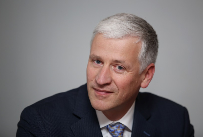 Būvniecības kompānijas "RERE GRUPA" valdes priekšsēdētājs Guntis Āboltiņš-Āboliņš. Foto: Evija Trifanova, LETA
