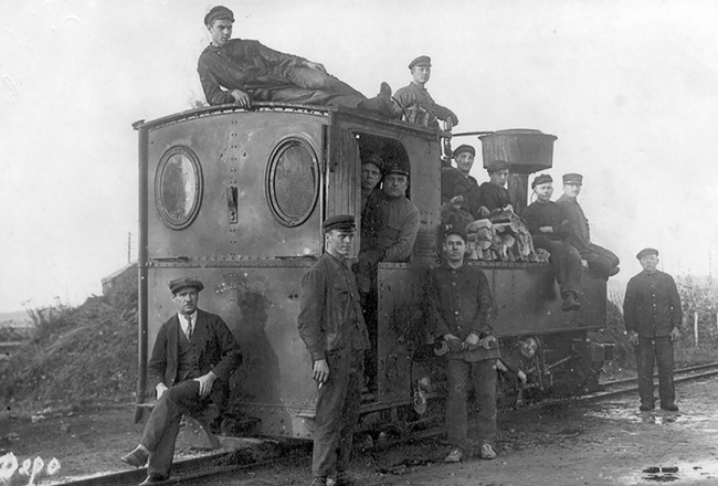 Viesītes depo 1928. gadā.
Foto — Zudusī Latvija / LNB