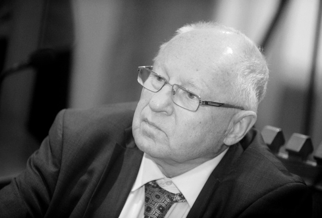 Akadēmiķis Jānis Stradiņš. Foto: Edijs Pālens, LETA