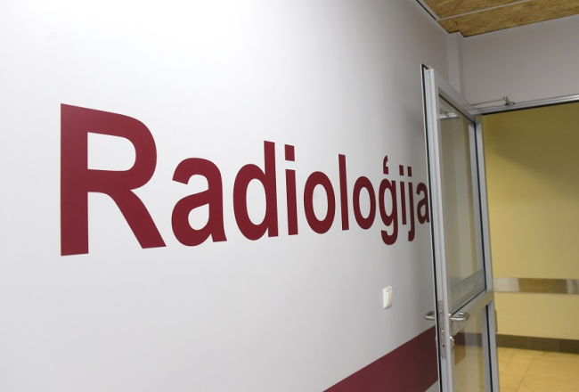Rīgas Austrumu klīniskās universitātes slimnīcas stacionāra "Gaiļezers" diagnostiskās radioloģijas centrs. Foto: Zane Bitere, LETA