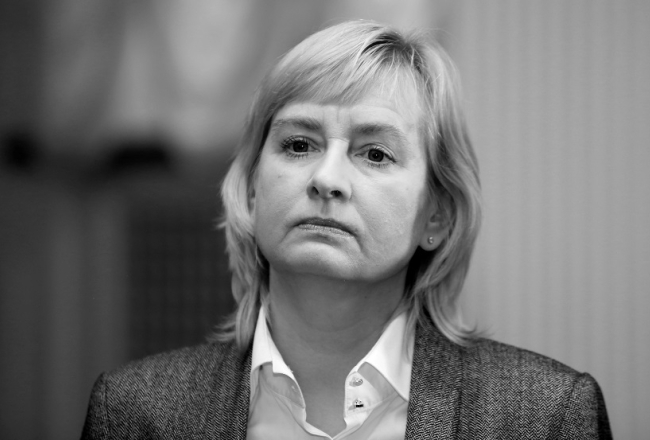 Saeimas deputāte un bijusī KNAB priekšnieka vietniece Juta Strīķe. Foto: Evija Trifanova, LETA