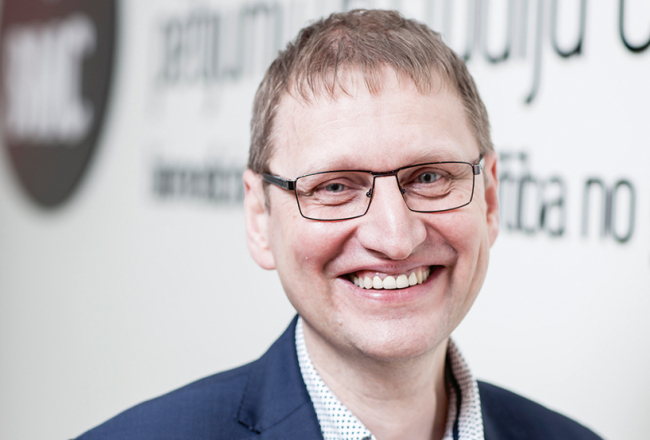 Latvijas Biomedicīnas pētījumu un studiju centra direktors Jānis Kloviņš.
Foto no Ir arhīva