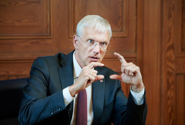 Valdības vadītājs Krišjānis Kariņš. Foto: Edmunds Brencis