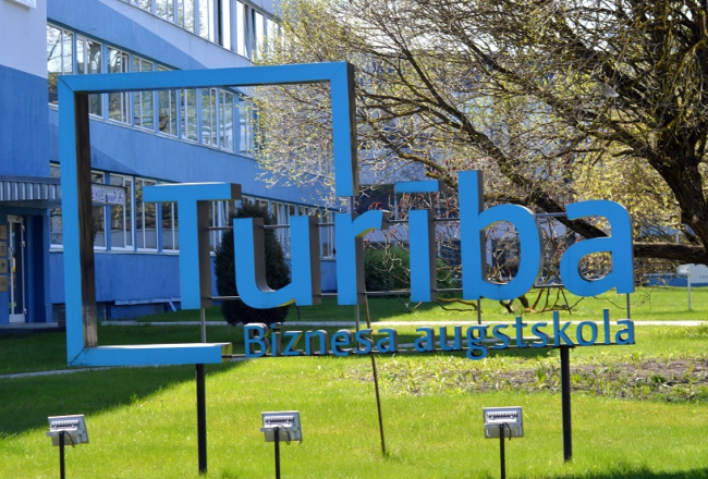 Biznesa augstskola "Turība". Foto: Zane Bitere, LETA