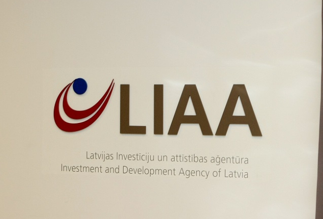 Latvijas Investīciju un attīstības aģentūras logo. Foto: Edijs Pālens, LETA