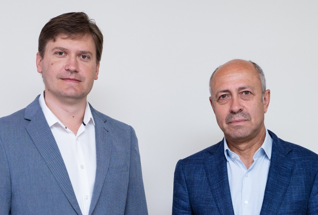 Konstantīns Čekušins un Oļegs Burovs. Foto: Lauris Aizupietis