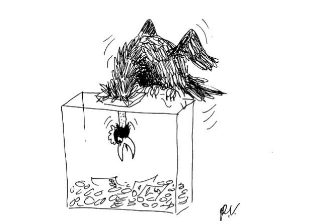 Romana Vitkovska karikatūra