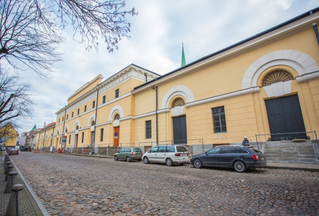 Izstāžu zāles "Arsenāls" ēka Vecrīgā. Foto: VNĪ