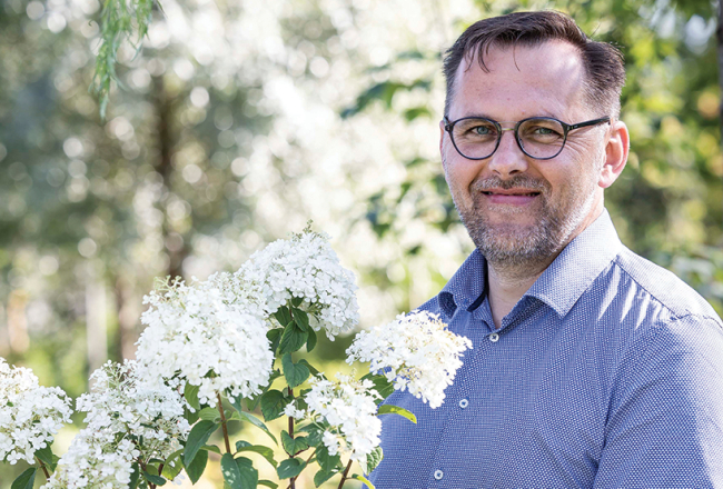 Andris Drēska, Alejas projektu dibinātājs un direktors.
Foto — Ieva Salmane