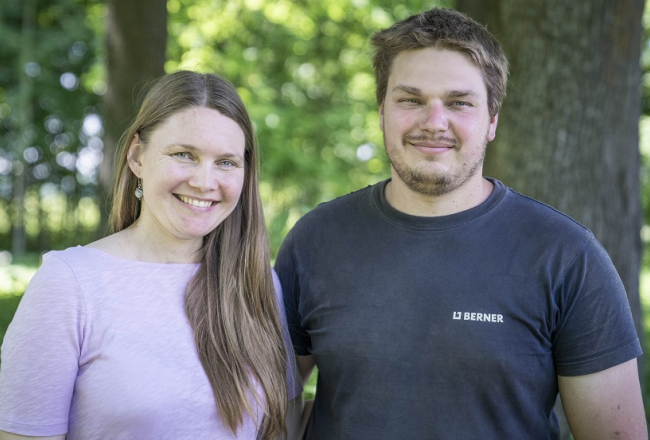 Lelde un Mārtiņš Uzkuri. Publicitātes foto