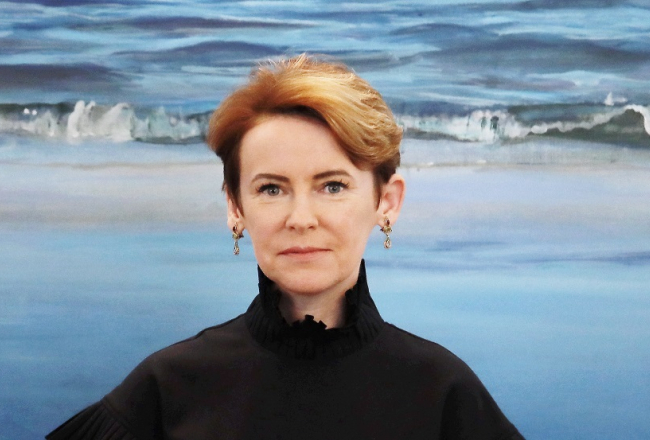 Iekšlietu ministre Marija Golubeva. Foto: Paula Čurkste, LETA