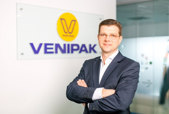 "Venipak" vadītājs Justs Šablinsks. Publicitātes foto
