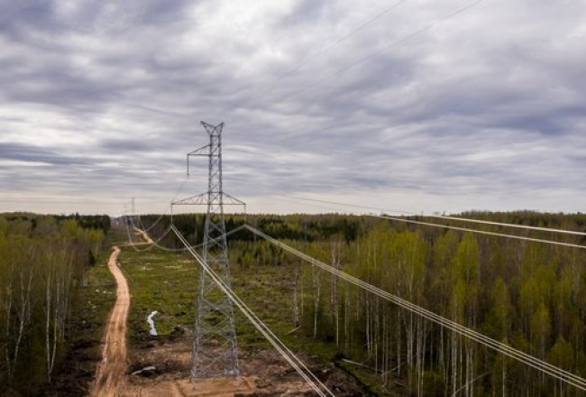 Elektrolīnija. Foto: ''Augstsprieguma tīkls''