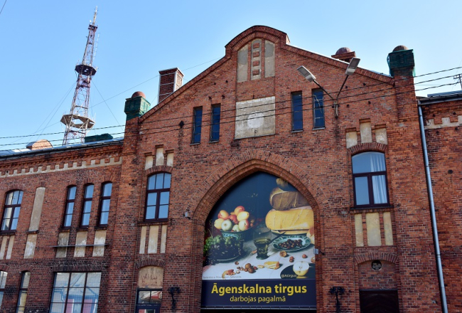 Āgenskalna tirgus ēka. Foto: Īriss Sviklis, LETA